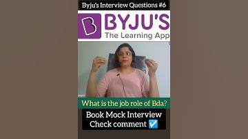 What is the job role of Byju