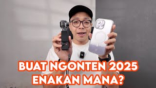 Ngonten Paling Enak Pake DJI Osmo Pocket 3 atau Iphone 14 Pro Max?