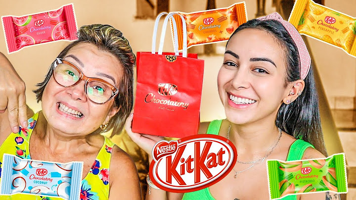 PROVANDO SABORES DIFERENTES DE KIT KAT (CHURROS, ALGODÃO DOCE, PISTACHE ETC)