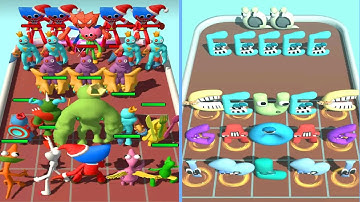 Merge Rainbow 3D Run Vs Merge Alphabet Lore Run ⭐ - Battle Game abcdefghijklmnopqrstuvwxyz