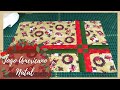 Jogo Americano de Natal, Lindo e Fácil| Patchwork