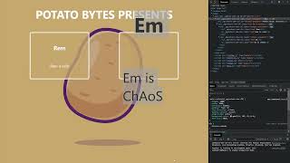 POTATO BYTES: Why an REM font-size is better than EM.