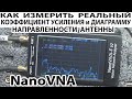 NanoVNA Как измерить реальный коэффициент усиления и диаграмму направленности антенны