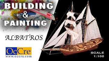 Building Albatros ship Scale 1/100 | Step by step Part 11 | Occre Model Kit