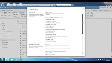 SharePoint 2013: How to create a column