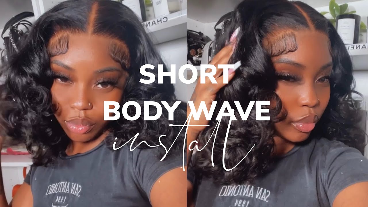 GROWN AND SEXY CURLS USING A WAND ON SHORT BOB WIG | ft Lumiere Hair
