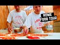 ROME FOOD TOUR | Best ROMAN FOOD | STREET FOOD IN ITALY- SUCCULENT Porchetta + best PASTA in ROMA