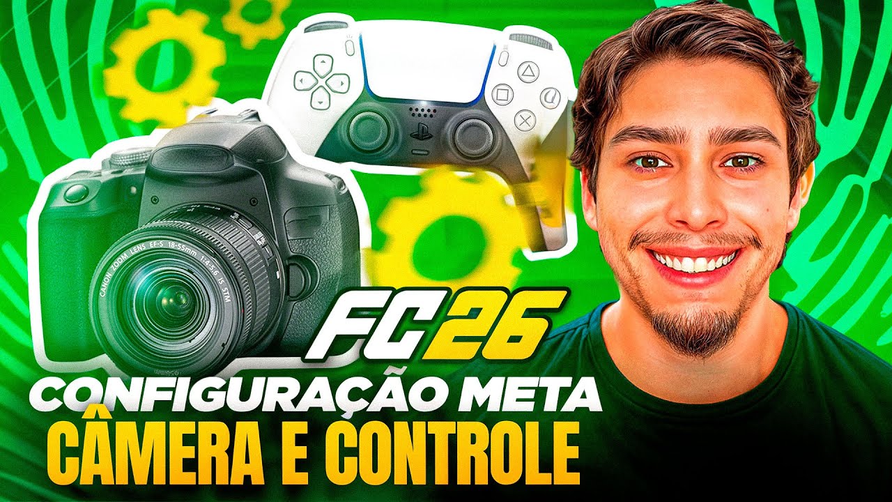 Configurações META de Câmera e Controle no EA FC 26: Só Copiar