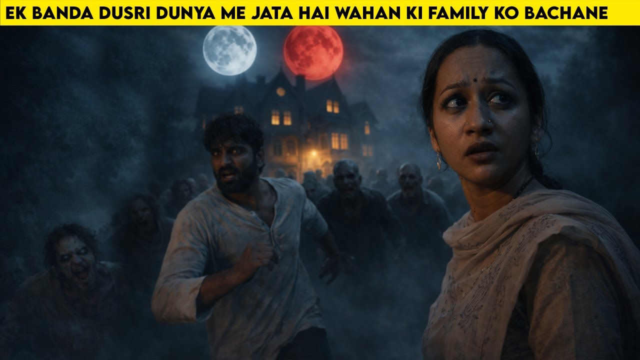 A man travel to parallel world where a family is trapped by zombies