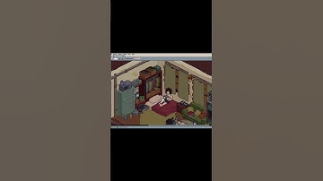 Isometric Post-Apocalyptic Bedroom Pixel Art #pixelart #8bit #aseprite