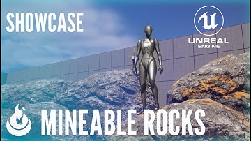 Unreal Engine - Mineable Rocks Showcase (UE5)