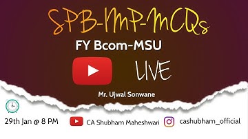 MCQ-Unit 1 & 2 - SPB-Structure & Process of business FY Bcom-Sem-1 MSU Baroda