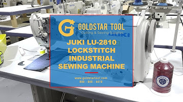 Product Showcase - JUKI LU-2810 Lockstitch Industrial Sewing Machine - Goldstartool.com-800-868-4419