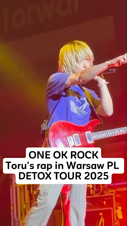 ONE OK ROCK -Toru's rap in Warsaw PL 2025 #oneokrock #toru #taka #tomoya #ryota #shorts #trending