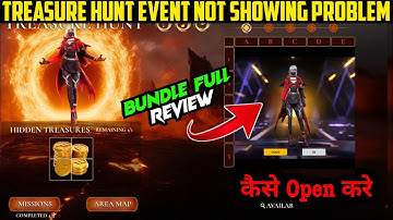 Treasure Hunt Event Not Showing Problem | How To Open Treasure Hunt Event Bundle Review kaise Le