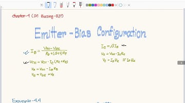 Emitter-Bias Configuration | Example -4.4 | DC biasing - BJT | #EEE #BOYLESTAD #baust