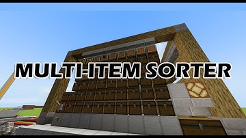 Minecraft Bedrock (Multi Item Sorter Showcase)