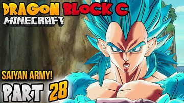 Minecraft: Dragon Block C: Saiyan Army! Hilarious Ending - (Minecraft Mod) - Episode 28