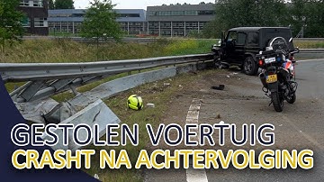 Gestolen voertuig crasht na achtervolging op de A2 - Politievlogger - Team Lekpoort !!!