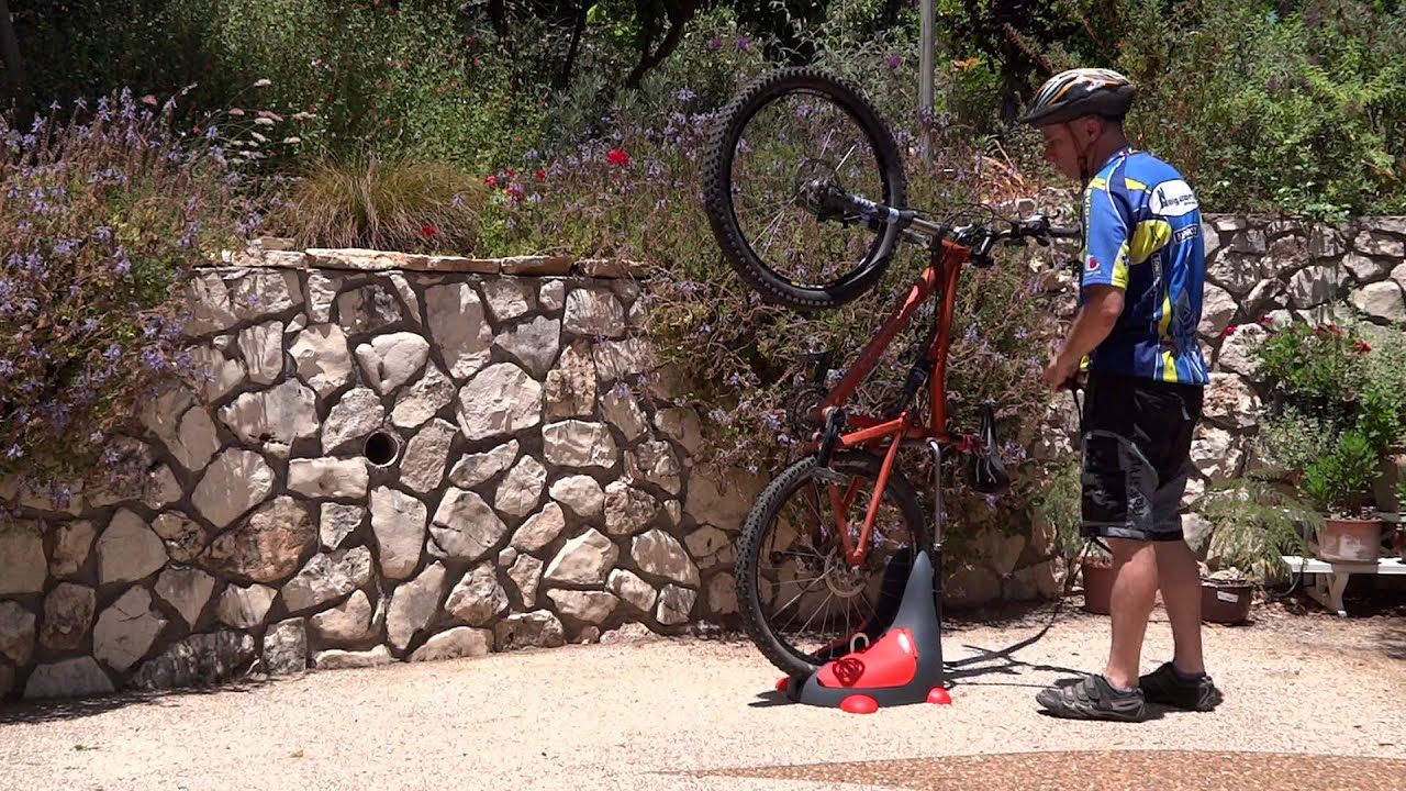 How to store bike vertically with Z Bike Stand YouTube