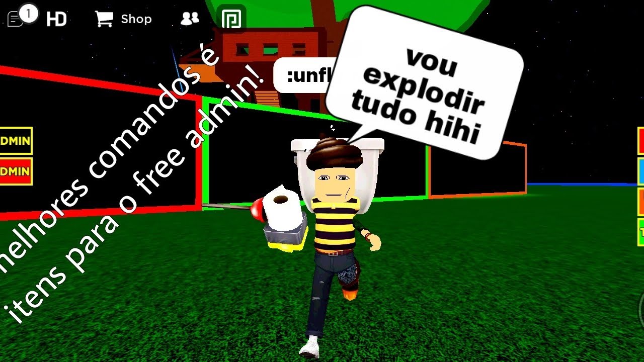 TROLANDO JOGADORES NO ROBLOX COM O MAPA DE ID - COMANDOS DO MAPA 