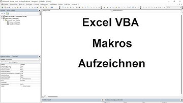 Excel VBA Lektion 6: Makros aufzeichnen