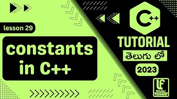 Constants in C++ | How to define a Constants in C++ | Difference between variable & Constant