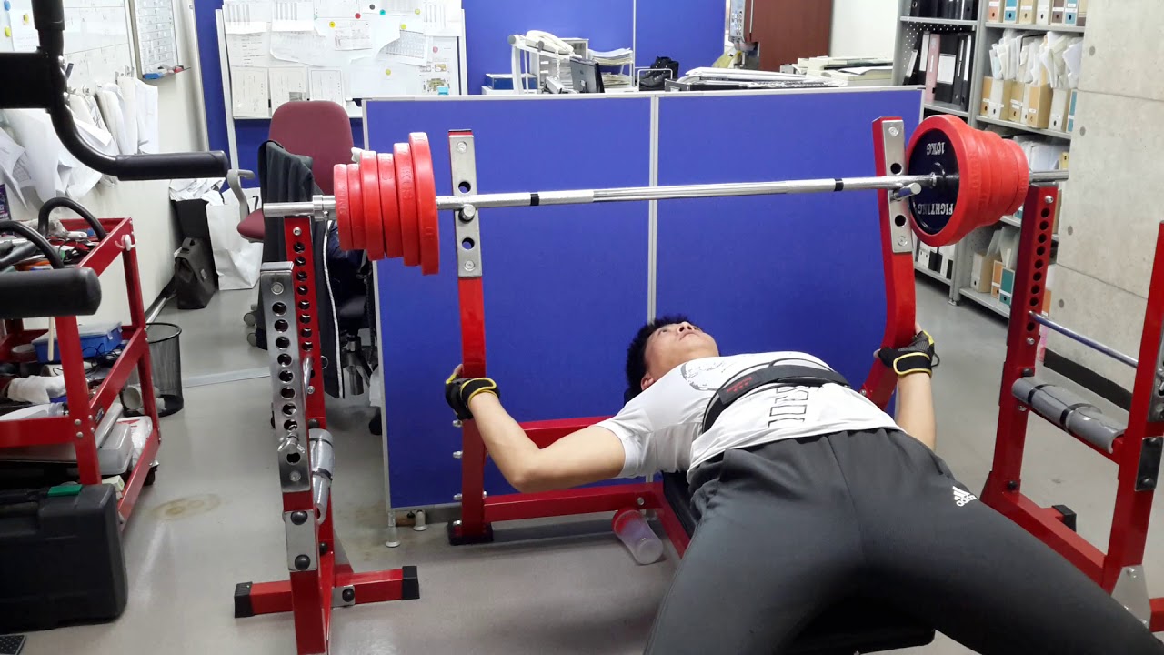 ベンチプレス75kg 18 02 14 水 Youtube