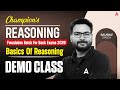 Bank Exam 2026 | Bank Exam Reasoning 2026 Demo Class | Basics of Reasoning By Saurav Singh