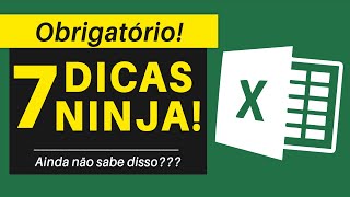 7 Dicas ESSENCIAIS do EXCEL Que Você Deveria Saber (Mas Provavelmente Não Sabe) 7 Dicas ESSENCIAIS do EXCEL Que Você Deveria Saber (Mas Provavelmente Não Sabe)