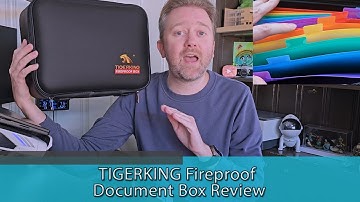 🔥 TIGERKING Fireproof Document Box Review: Secure Your Valuables Today!