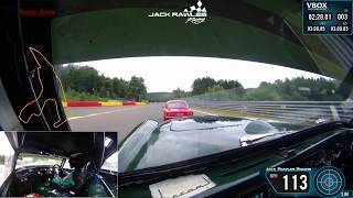 RACING AT SPA in Austin Healey 3000 - Jack Rawles