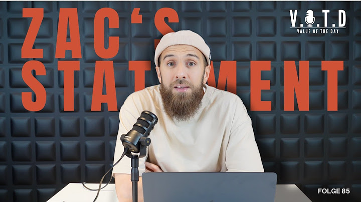 V.O.T.D. Podcast Folge 85 | Zac‘s Statement | Die ganze Wahrheit