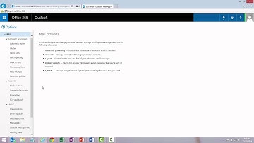 Create an Email Signature in the Outlook Web App
