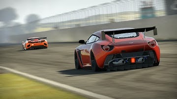 NFS Shift 2 Unleashed: 2011 Aston Martin V12 Zagato GT3 on Silverstone GP [HD]