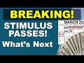STIMULUS PASSES!! Details - Whats Next? When are the $1,400 Checks Coming!?
