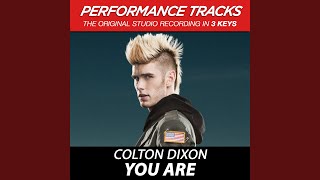 You Are (High Key Performance Track Without Background Vocals)