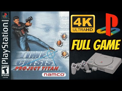 Time Crisis: Project Titan | PS1 | 4K60ᶠᵖˢ UHD? | Longplay Walkthrough Playthrough Full Movie Game