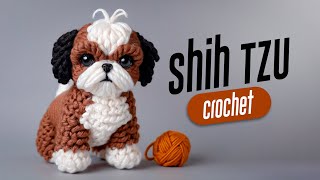 Crochet Shih Tzu Dog Pattern - Amigurumi Crochet Idea