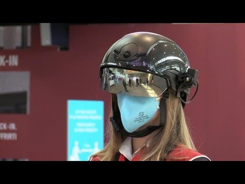 Fase 2, Fiumicino primo scalo in Europa a usare lo «Smart Helmet»