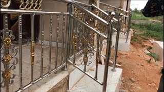 Price Of Stainless Handrails For Fence, Staircase, Balcony Per Square Meter In Benin City, Nigeria.