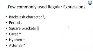 46  Regular Expression Part 1