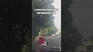 2 warna yg tidak disukai Nabi Muhammad SAW #quotes #doa #motivasiibadah #sunnahrasulullah