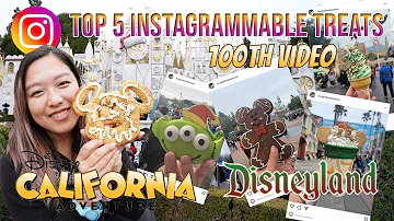 TOP 5 INSTAGRAMMABLE HOLIDAY DISNEY FOOD! Our 100th VIDEO! | Christmas at Disneyland