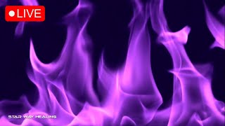852Hz   963Hz VIOLET FLAME | KARMA CLEANSE, REMOVE ALL NEGATIVE ENERGY, MANIFEST MIRACLES, REIKI