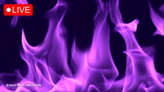 852Hz + 963Hz VIOLET FLAME | KARMA CLEANSE, REMOVE ALL NEGATIVE ENERGY, MANIFEST MIRACLES, REIKI