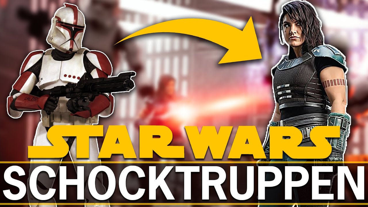 SHOCK TROOPER wie Cara Dune - Für Clone Wars, Imperium & Neue Republik ...