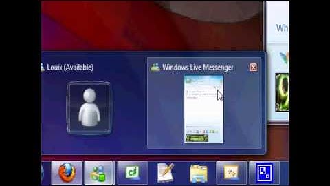 Windows 7 QuickTip 1: Windows Live Messenger Taskbar/Tray Area Fix