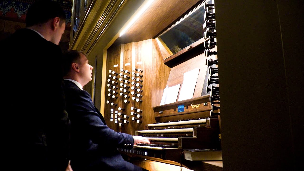 Poświęcenie organów w bazylice Mariackiej w Krakowie