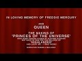 A TRIBUTE TO FREDDIE MERCURY- RARE 1986 FOOTAGE OF QUEEN - PRINCES OF THE UNIVERSE